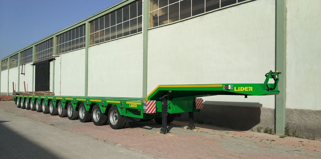 New Low loader semi-trailer LIDER 2023 Model 200 TONS CAPACITY New Productions Directly From Manufacture: picture 9