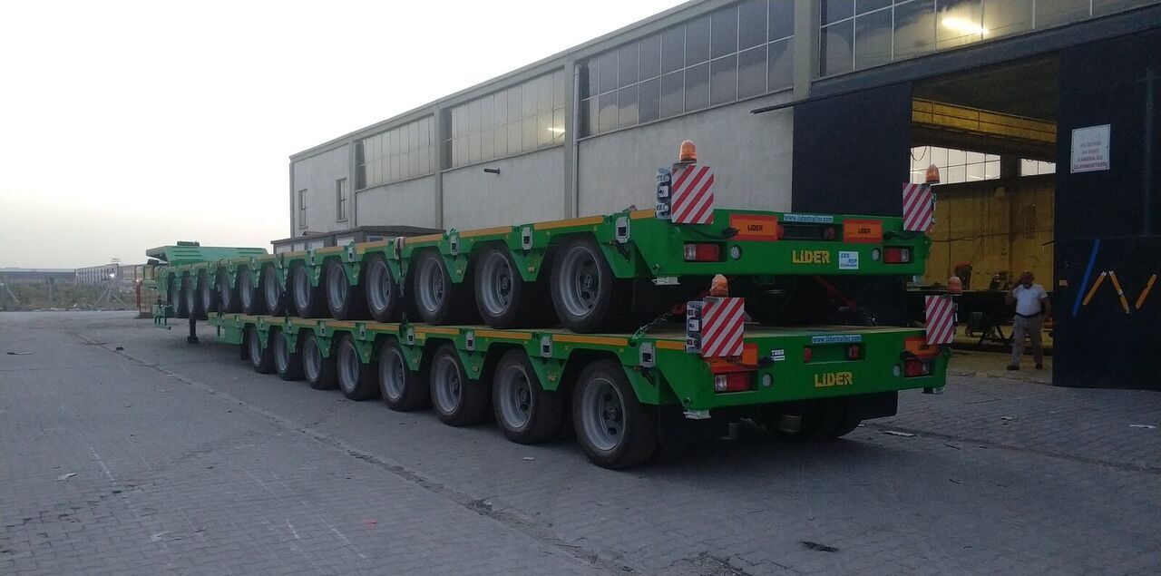 New Low loader semi-trailer LIDER 2023 Model 200 TONS CAPACITY New Productions Directly From Manufacture: picture 11