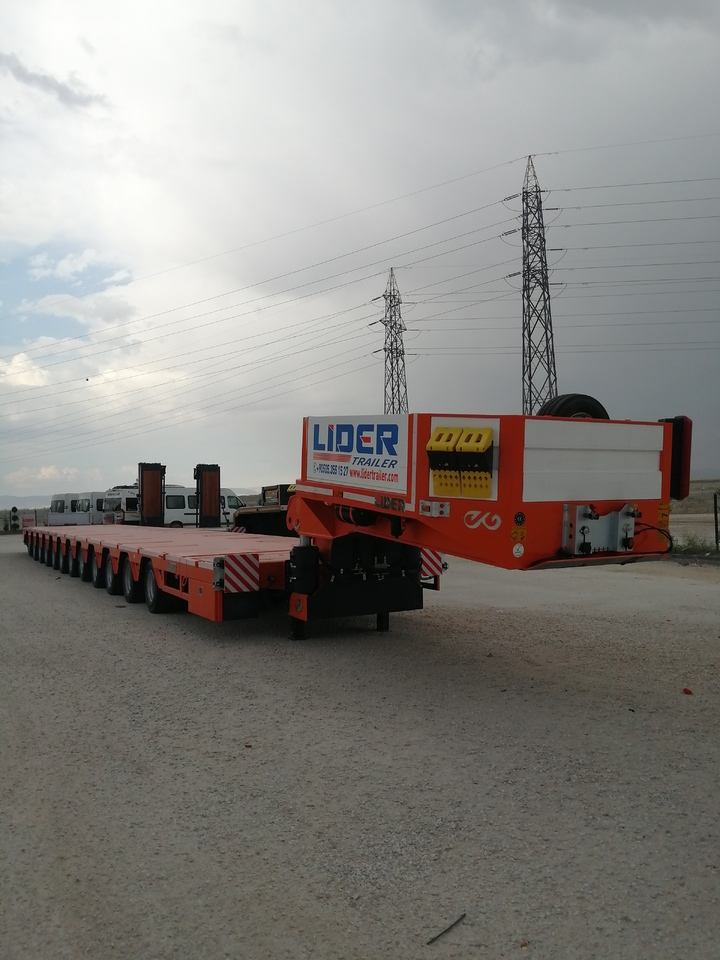 New Low loader semi-trailer LIDER 2023 Model 200 TONS CAPACITY New Productions Directly From Manufacture: picture 16