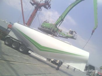 New Tanker semi-trailer for transportation of cement LIDER 2023 NEW 80 TONS CAPACITY FROM MANUFACTURER READY IN STOCK: picture 4