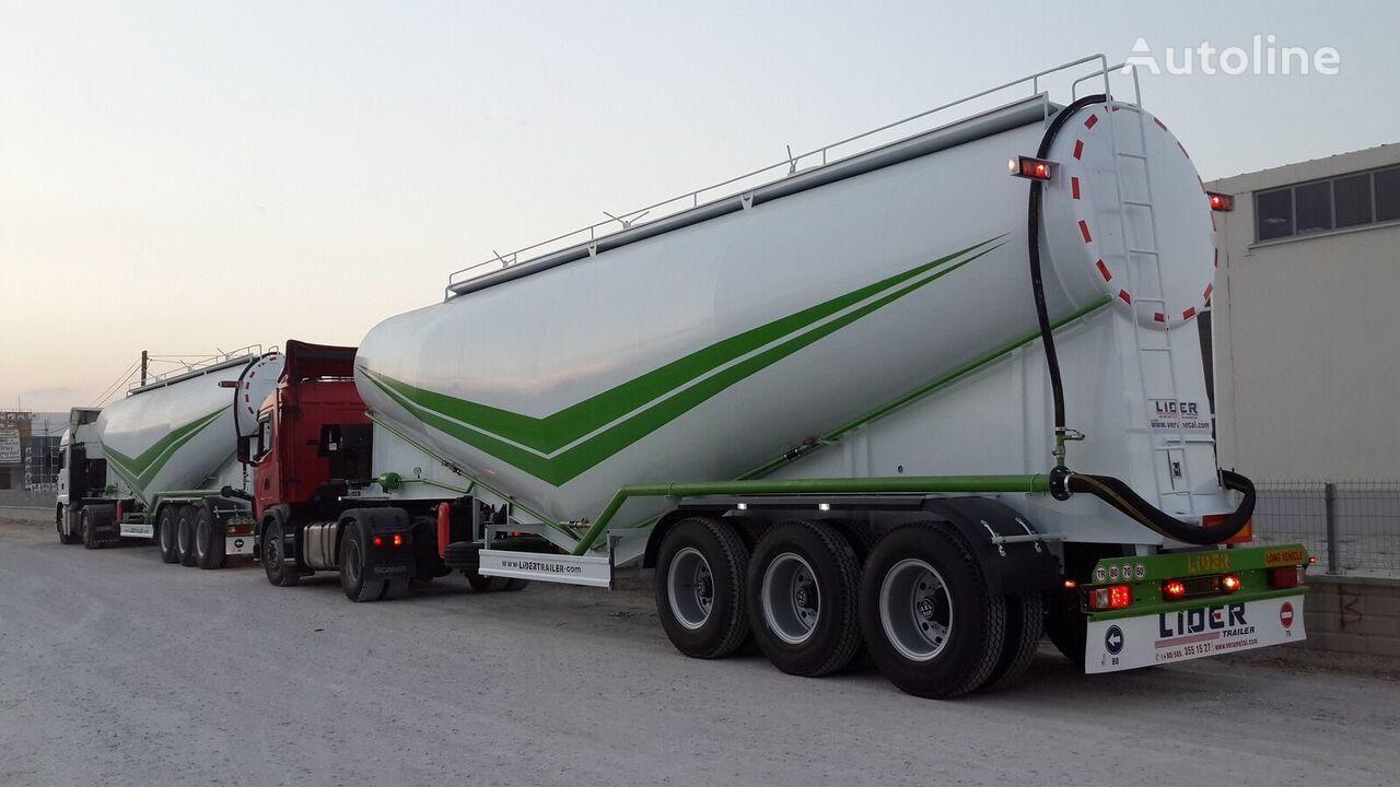 New Tanker semi-trailer for transportation of cement LIDER 2023 NEW 80 TONS CAPACITY FROM MANUFACTURER READY IN STOCK: picture 18