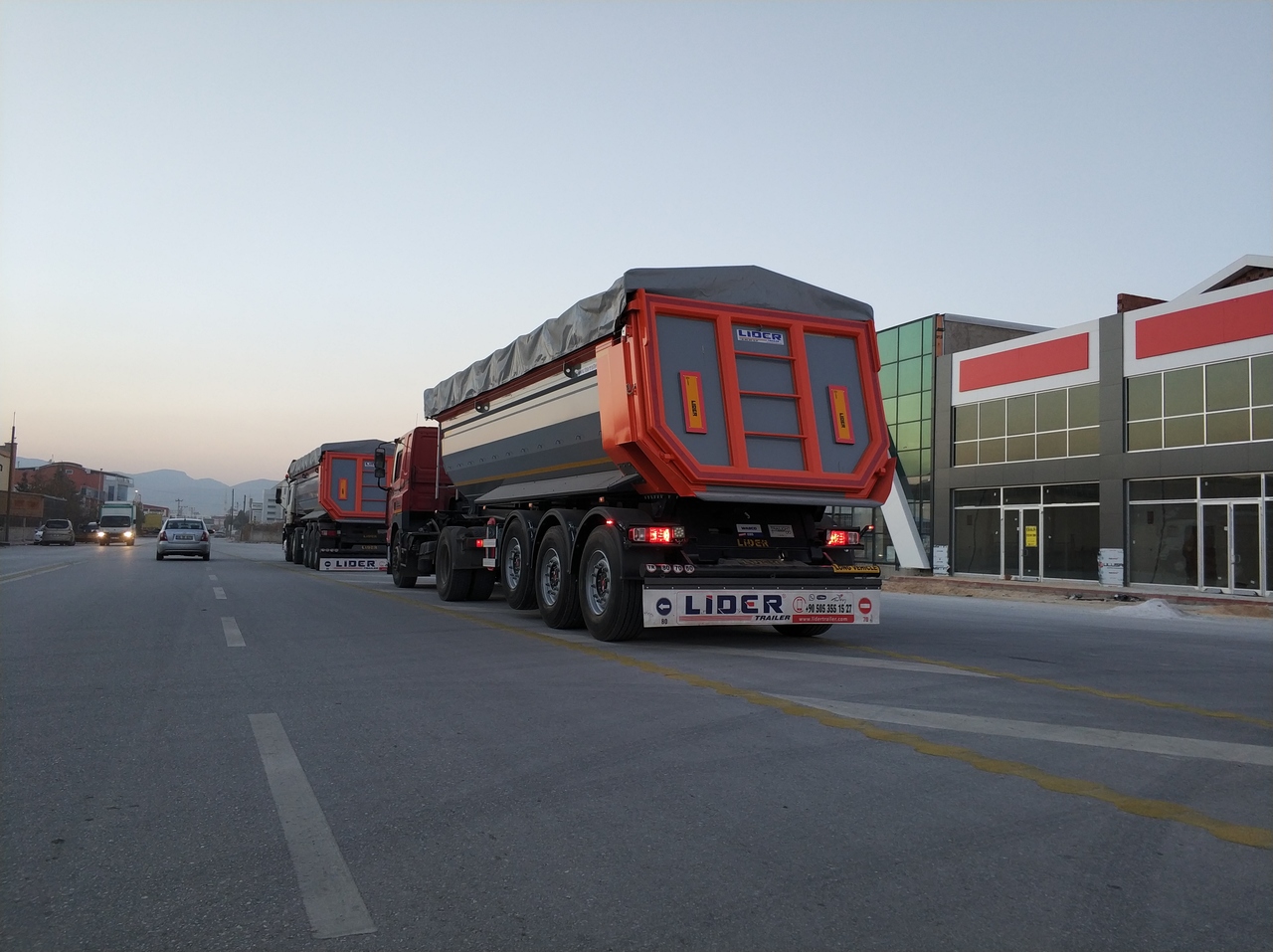 New Tipper semi-trailer for transportation of timber LIDER 2024 MODELS YEAR NEW (MANUFACTURER COMPANY LIDER TRAILER & TANKER: picture 10