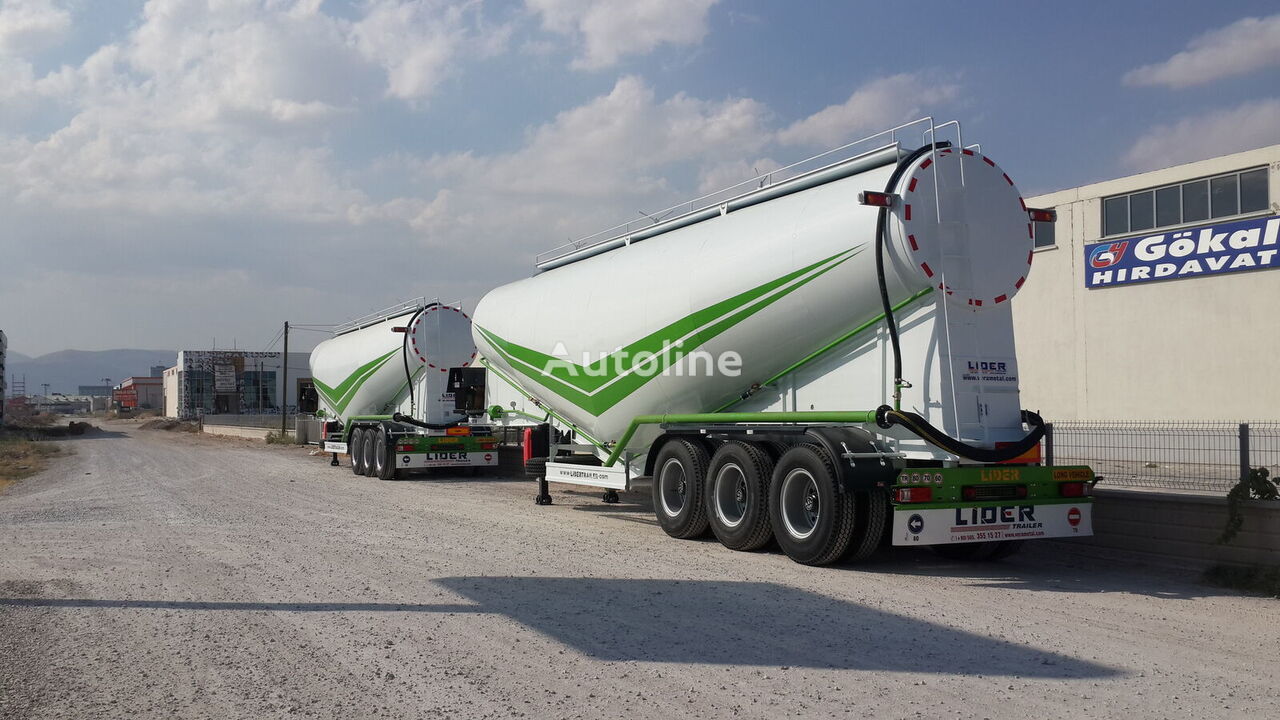 New Tanker semi-trailer for transportation of cement LIDER 2024 NEW 80 TONS CAPACITY FROM MANUFACTURER READY IN STOCK: picture 20