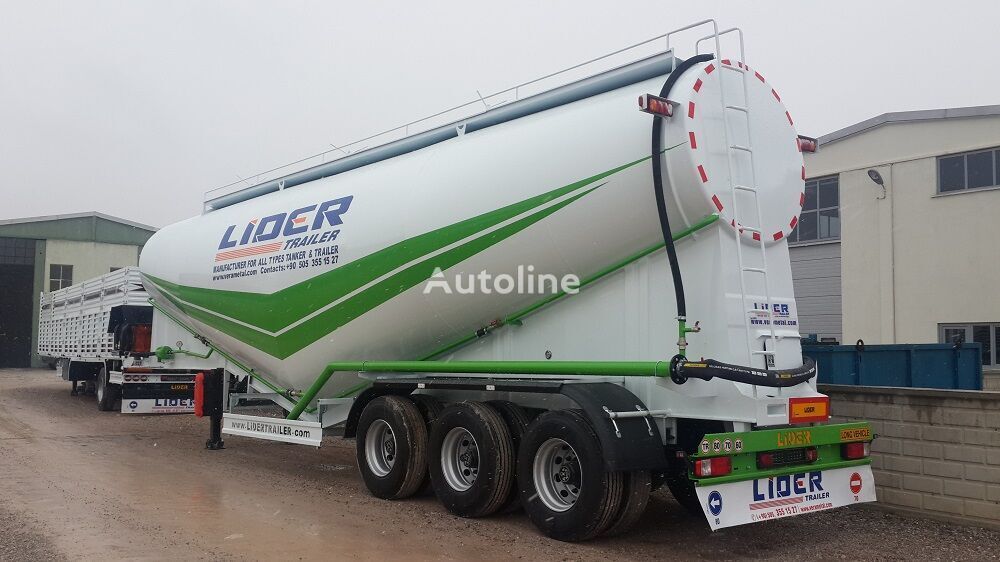 New Tanker semi-trailer for transportation of cement LIDER 2024 NEW 80 TONS CAPACITY FROM MANUFACTURER READY IN STOCK: picture 15