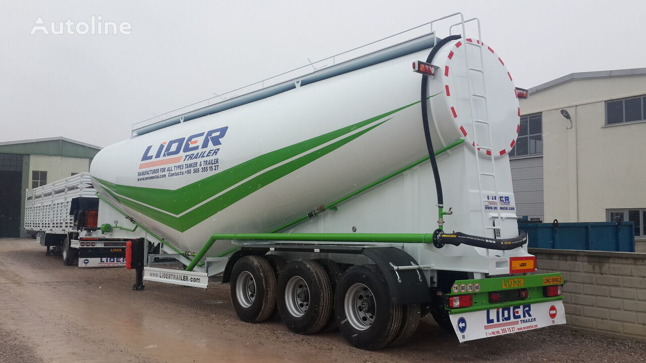 New Tanker semi-trailer for transportation of cement LIDER 2024 NEW 80 TONS CAPACITY FROM MANUFACTURER READY IN STOCK: picture 16
