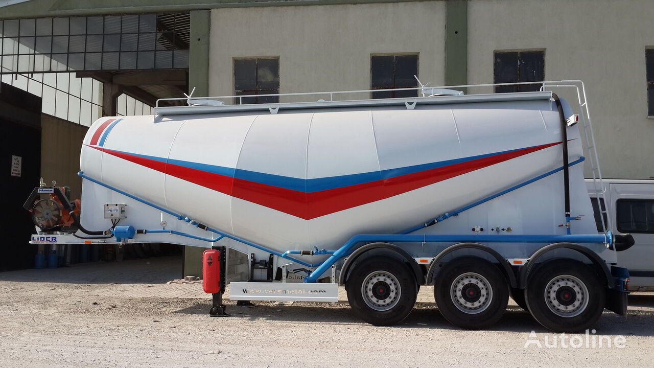 New Tanker semi-trailer for transportation of cement LIDER 2024 NEW 80 TONS CAPACITY FROM MANUFACTURER READY IN STOCK: picture 9