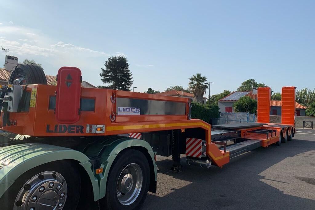 New Low loader semi-trailer LIDER 2024 YEAR NEW LOWBED TRAILER FOR SALE (MANUFACTURER COMPANY): picture 4