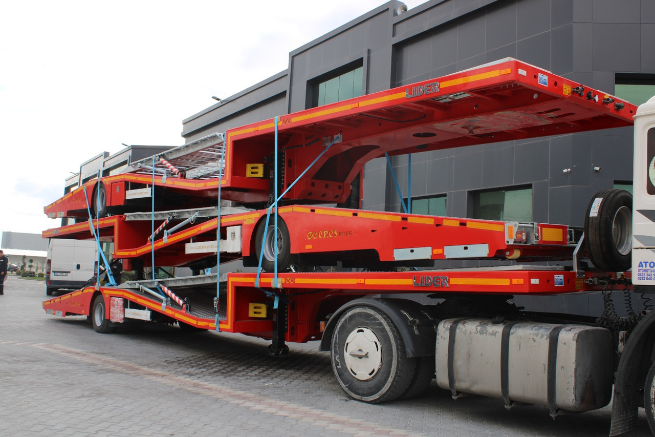 New Autotransporter semi-trailer for transportation of heavy machinery LIDER LIDER NEW 2024 MODEL Car Carrier: picture 4