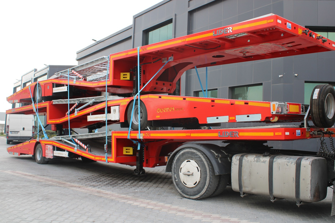 New Autotransporter semi-trailer for transportation of heavy machinery LIDER LIDER NEW 2024 MODEL Car Carrier: picture 5