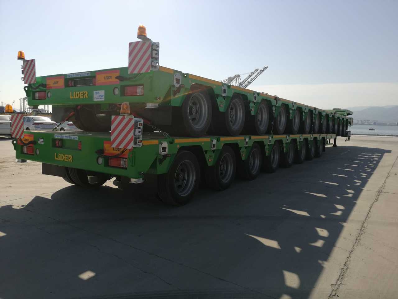 New Low loader semi-trailer for transportation of heavy machinery LIDER LIDER NEW 2024 MODEL Lowbed: picture 8