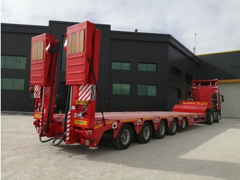 Low loader semi-trailer — LIDER NEW 2022 model new by manufacturer Ready in Stocks [ Copy ]
