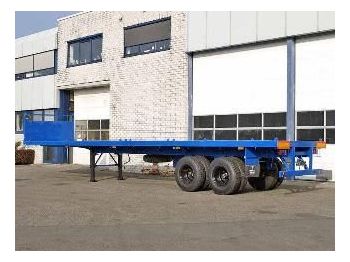 Container transporter/ Swap body semi-trailer LOHR: picture 1
