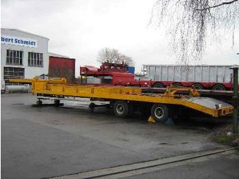 Low loader semi-trailer for transportation of heavy machinery Langendorf 2-Achs-Satteltieflader - 2 gelenkte Achsen: picture 1