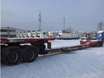 Low loader semi-trailer for transportation of heavy machinery Langendorf SATAH-VL-20/28 Tiefbett teleskopierbar: picture 1