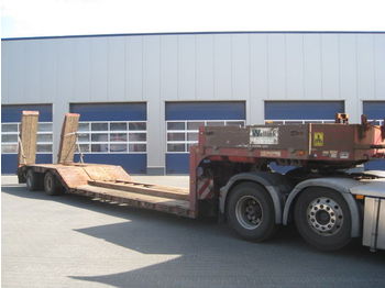 Low loader semi-trailer for transportation of heavy machinery Langendorf Satbleu 20-25: picture 1