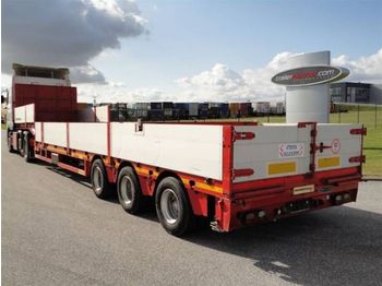 Faymonville Semi ausziehbar bis 20,4 m mit bordwände  - Low loader semi-trailer