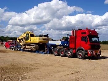 Faymonville Tiefbett / abnehmbaren schwanenhals  - Low loader semi-trailer
