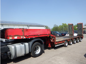 MUELLER-MITTELTAL TS 5-VLL 3 Tieflader Lenkachse - Low loader semi-trailer