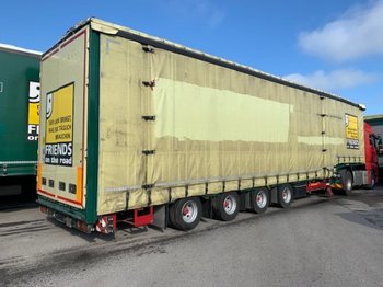 Meusburger MPG-4 Tieflader, Liftachse , Coil Mulde, Verbreiterbar - Low loader semi-trailer