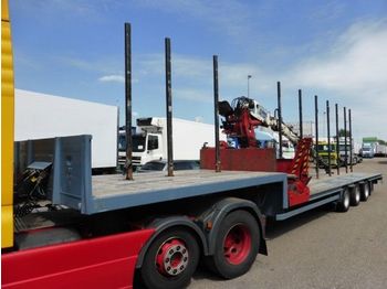 Italiaans Verbeteren Generaliseren Low loader semi-trailer Orthaus Semi met roller kraan Kennis 16000 holz  hout woo , 15855 USD - Truck1 ID - 1798367