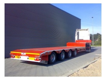 TSR 4 asser uitschuif - Low loader semi-trailer