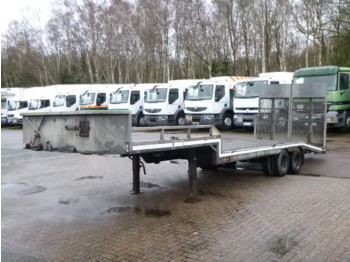 Veldhuizen Semi-lowbed trailer P37-2 + ramps + winch - Low loader semi-trailer