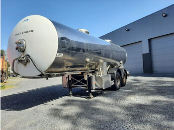 Tanker semi-trailer for transportation of milk MAISONNEUVE CITERNE EN INOX ISOTHERME 25000 L - 2 COMPARTIMENTS: picture 1