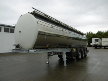 Tanker semi-trailer for transportation of food MENCI 3-Achs Tank Lebensmittel Isoliert 3 Kammern: picture 1