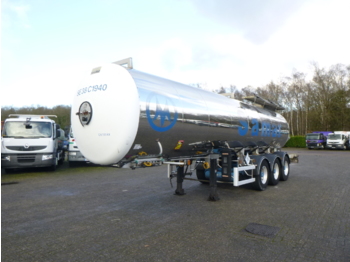 Tanker semi-trailer for transportation of chemicals Magyar Chemical / sulphur tank inox 16.3 m3 / 1 comp: picture 1