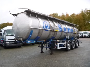 Tanker semi-trailer for transportation of chemicals Magyar Chemical tank inox 30 m3 / 1 comp: picture 1