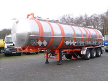 Tanker semi-trailer for transportation of chemicals Magyar Chemical tank inox 40 m3 / 6 comp: picture 1