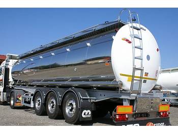 Tanker semi-trailer for transportation of milk Menci 31.000 / 12.500 + 6.000 + 12.500: picture 1