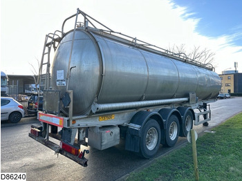 Tanker semi-trailer Menci Chemie 37100 liter RVS chemie tank, 1 Compartment: picture 2