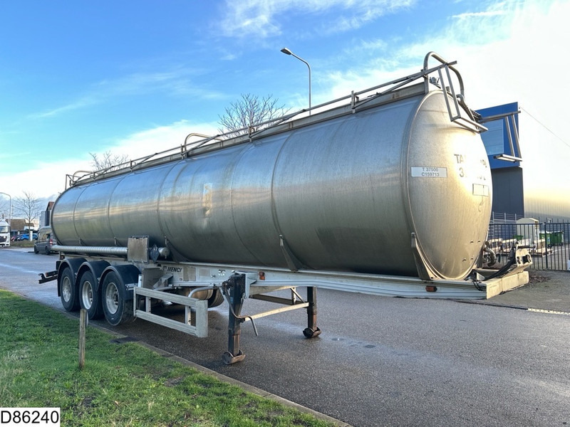 Tanker semi-trailer Menci Chemie 37100 liter RVS chemie tank, 1 Compartment: picture 5