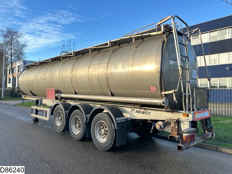 Tanker semi-trailer Menci Chemie 37100 liter RVS chemie tank, 1 Compartment: picture 6