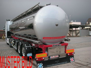 New Tanker semi-trailer for transportation of milk Menci Santi ,Heizung,Druck 2,0Bar,ADR Klasse 3: picture 1