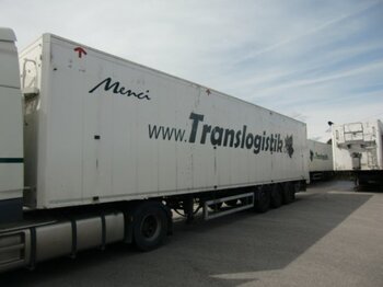 Walking floor semi-trailer Menci Schubbodenauflieger, Liftachse, 6mm Boden 92m3: picture 1