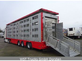 Livestock semi-trailer Menke-Janzen Menke 4 Stock Lenk Lift Typ2 Lüfter Dusche Tränk: picture 1