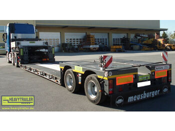 New Low loader semi-trailer Meusburger 2-Achs-Tiefbett-Sattelauflieger mit Halbachsen: picture 1