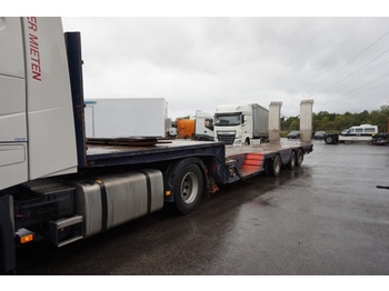 Low loader semi-trailer for transportation of heavy machinery Meusburger 3 Achs  Tieflader, Rampen,Radmulden: picture 1