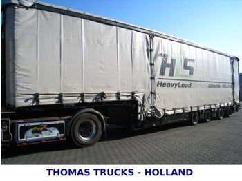 Low loader semi-trailer for transportation of heavy machinery Meusburger 4-axle Lowbed: picture 1