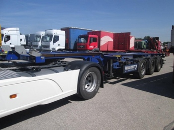 Container transporter/ Swap body semi-trailer Meusburger MCS-3 Containerchassis ausziehbar: picture 1