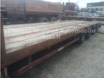 Low loader semi-trailer for transportation of heavy machinery Meusburger MPG-3 3-Achs Tieflader, Liftachse, Lenkachse: picture 1