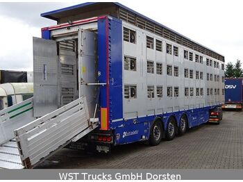 Livestock semi-trailer Michieletto 3 Stock  Vollausstattung Hubdach: picture 1