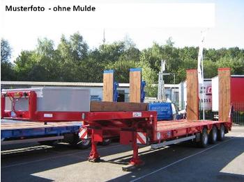 Low loader semi-trailer for transportation of heavy machinery Mueller-Mitteltal 3-Achs-Satteltieflader - Baggerarmablage: picture 1