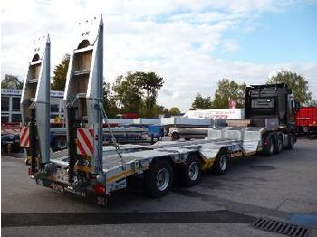 Low loader semi-trailer for transportation of heavy machinery Mueller-Mitteltal Satteltieflader - Radmulden - Baggerarmablage: picture 1