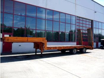 Low loader semi-trailer for transportation of heavy machinery Müller-Mitteltal 2 Achs Satteltieflader: picture 1