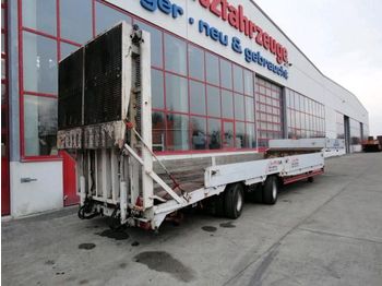 Low loader semi-trailer for transportation of heavy machinery Müller-Mitteltal 2 Achs Satteltieflader mit Stapl: picture 1