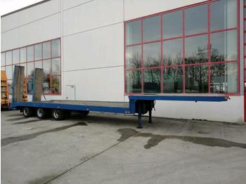 Low loader semi-trailer for transportation of heavy machinery Müller-Mitteltal 3 Achs Satteltieflader: picture 1