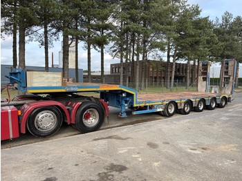 Low loader semi-trailer Nooteboom OSD-85-05V - 96T LOWLOADER +6m70 EXTENDABLE - 5 AXLES + RAMPS - SAF - 2 STEERING AXLES + 1 LIFT-AXLE / TIEFLADER - 5 ACHSEN SAF: picture 1